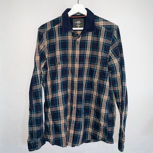 Plaid Flannel with Corduroy